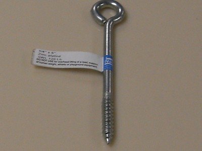 National Stanley Lag Screw Eye 1/4" by 5"