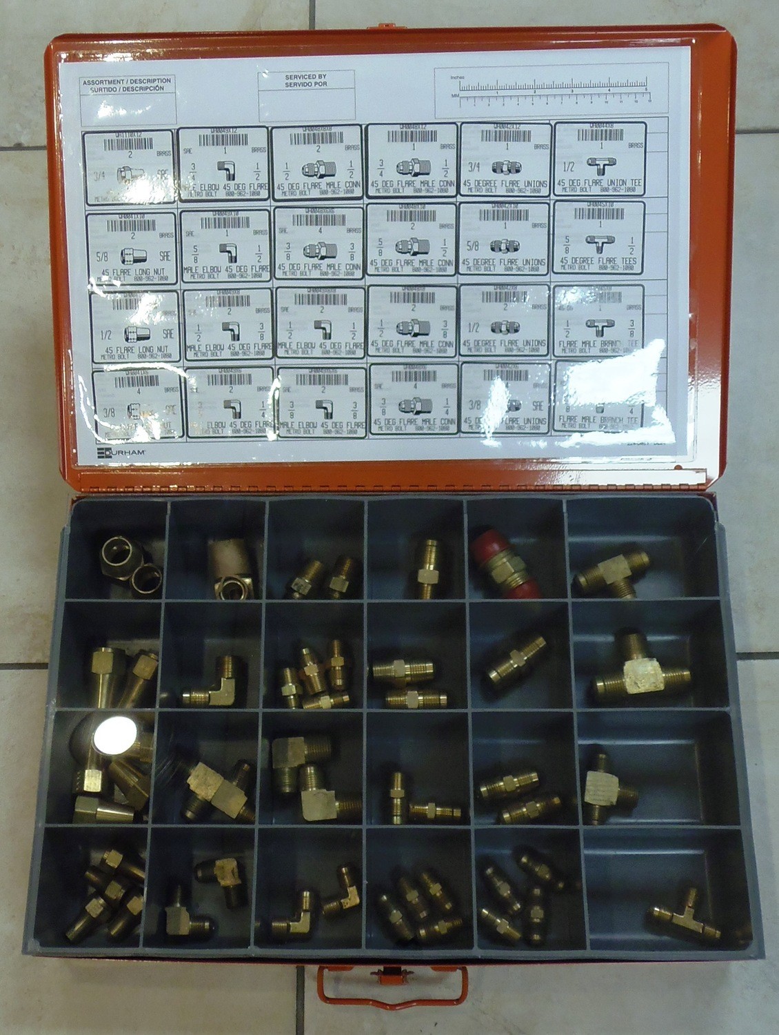 LARGE FLARED BRASS FITTINGS ASSORTMENT