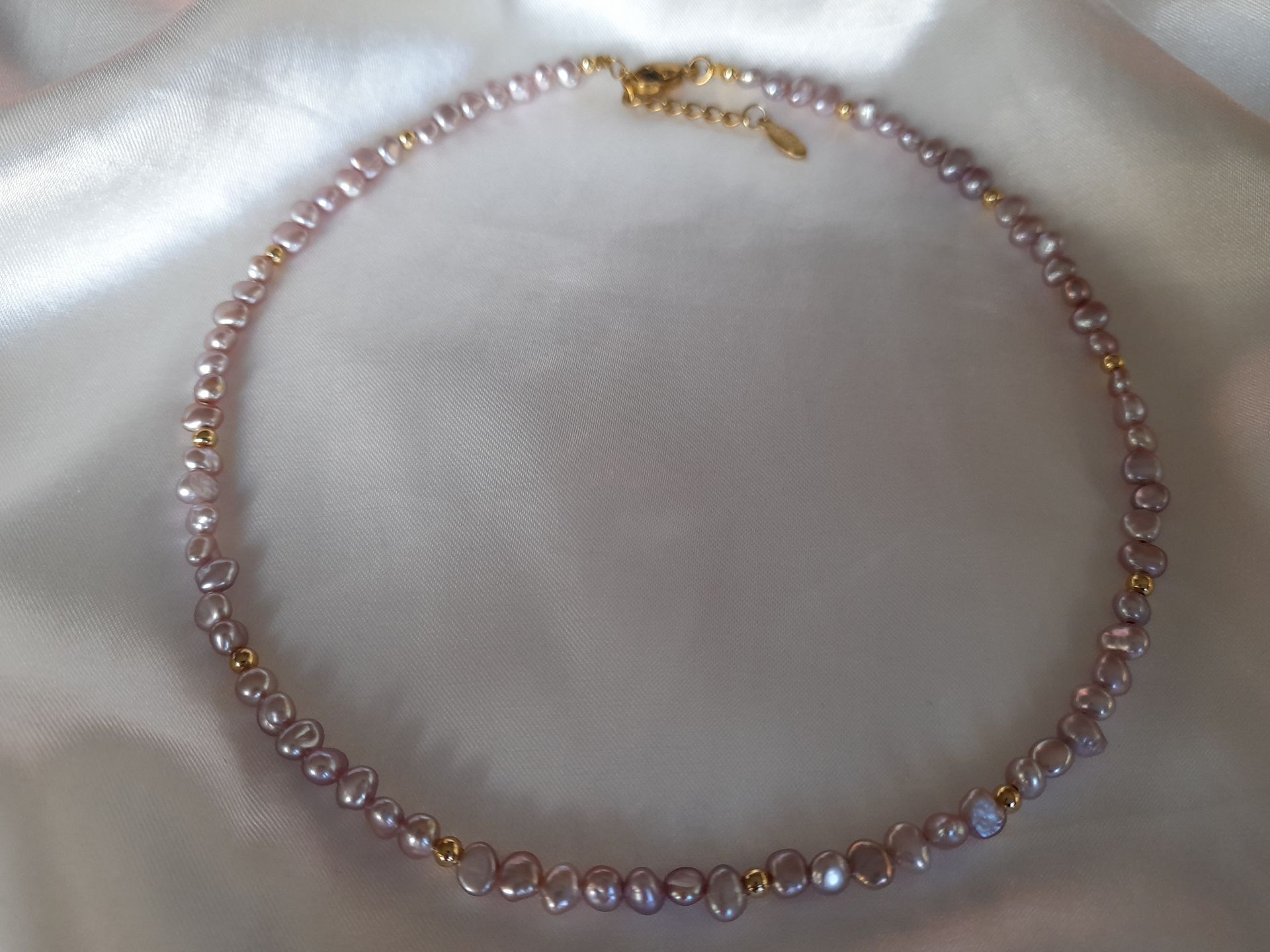 Freshwater Pearl Bracelet Moonlit Lilac