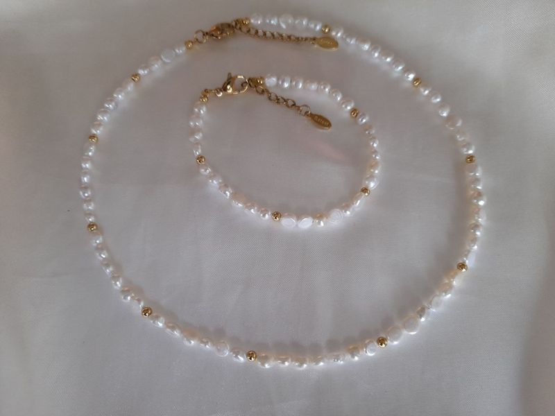 Freshwater Pearl Necklace Golden Dew Freshwater Pearl Necklace Golden Dew