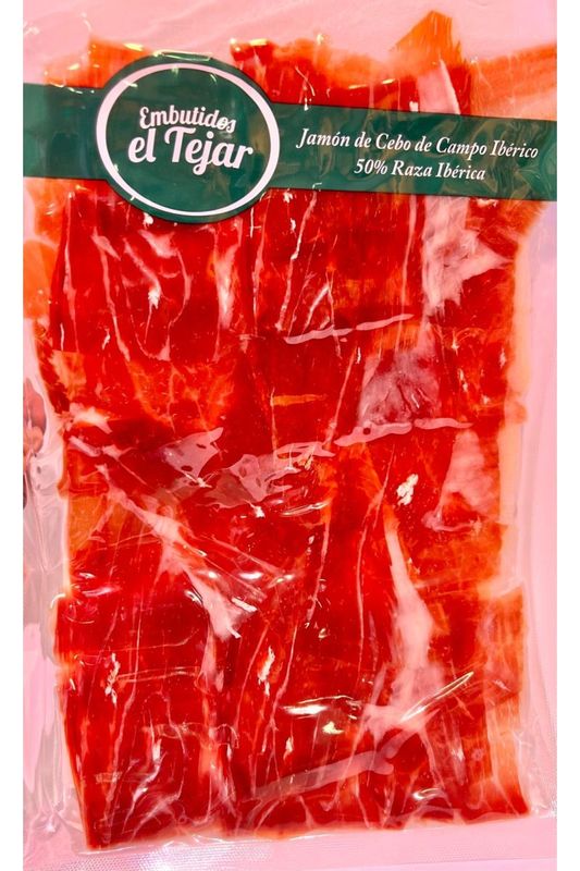 Loncheado de Jamón de Cebo Campo ibérico 50% Raza Ibérica 150g