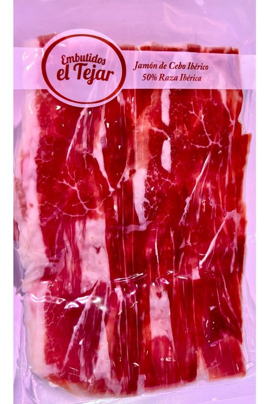 Loncheado de Jamón de Cebo ibérico 50% Raza ibérica 150g