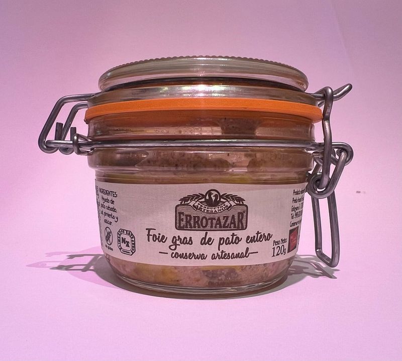 Foie gras de pato entero 120g ERROTAZAR