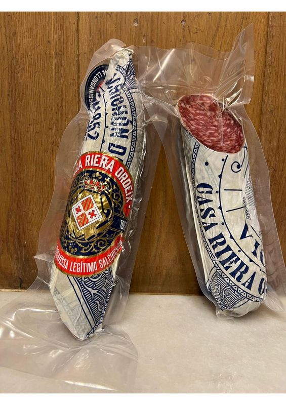 Salchichón extra Herradura de León 550g aprox