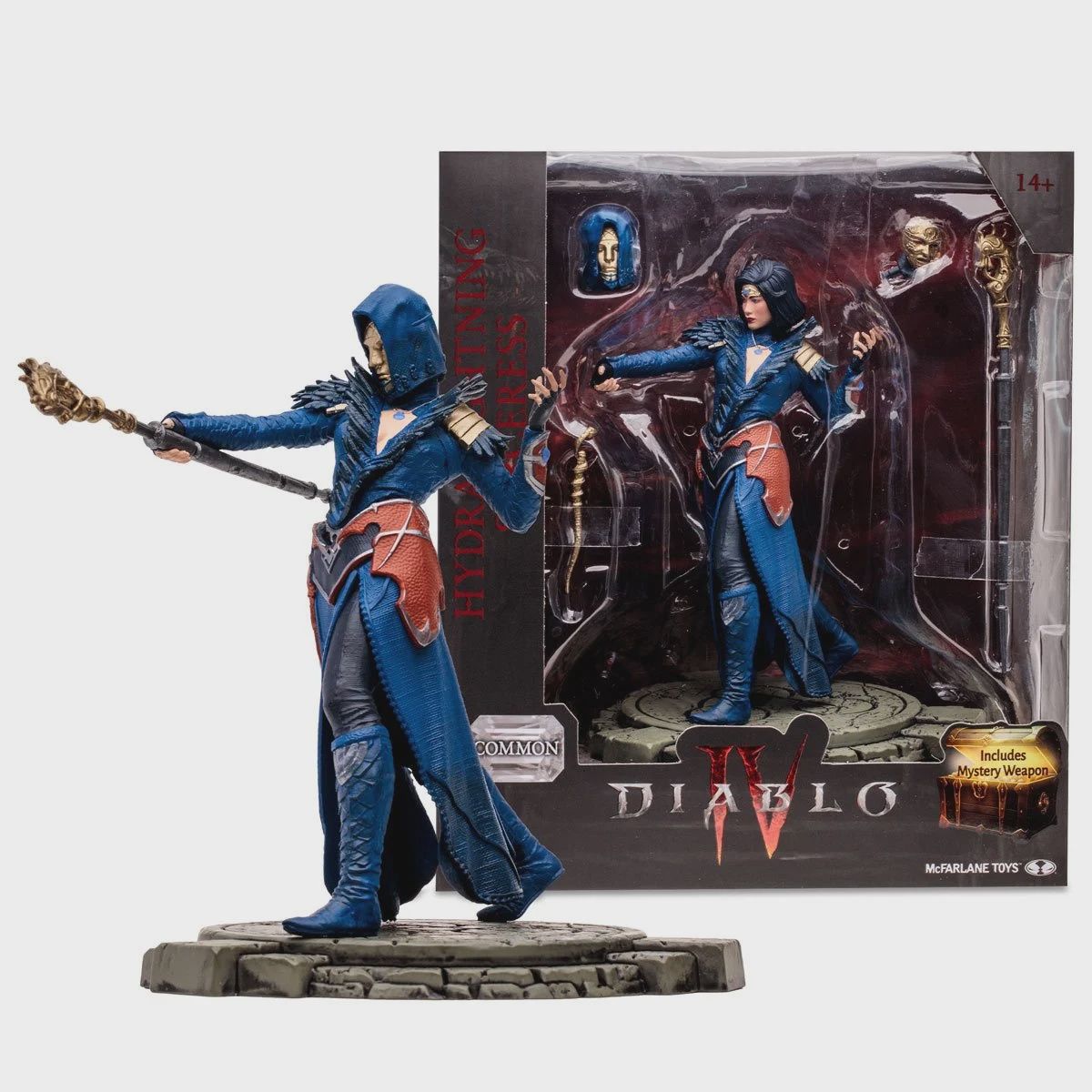Diablo IV Wave 1 Hydra Lightning Sorceress Common 1:12 Scale Posed Figure