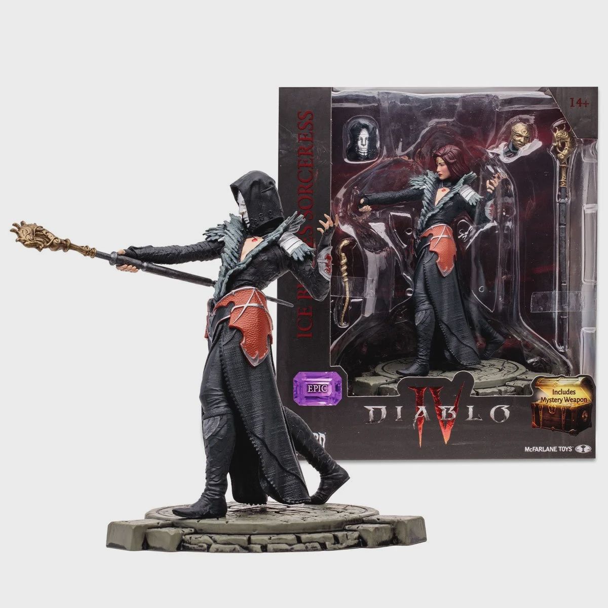 Diablo IV Wave 1 Ice Blades Sorceress Epic 1:12 Scale Posed Figure