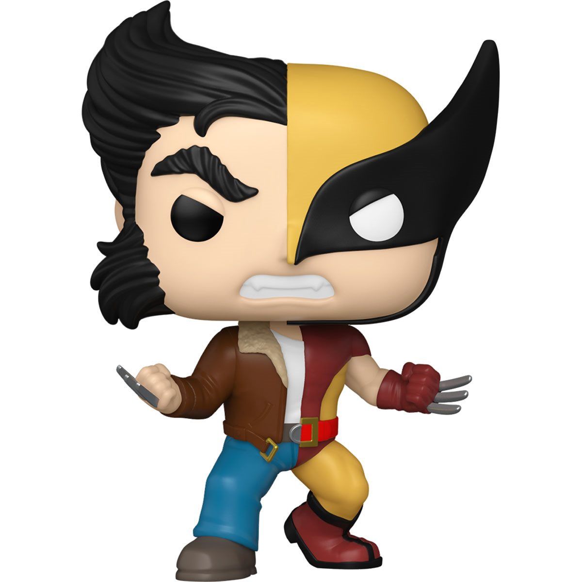 Marvel Comics Split Logan/Wolverine Funko Pop! Vinyl Figure #1433