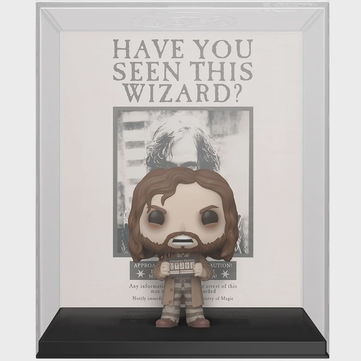 Harry Potter and the Prisoner of Azkaban Sirius Black Funko Pop! Cover Figure #08 with Case