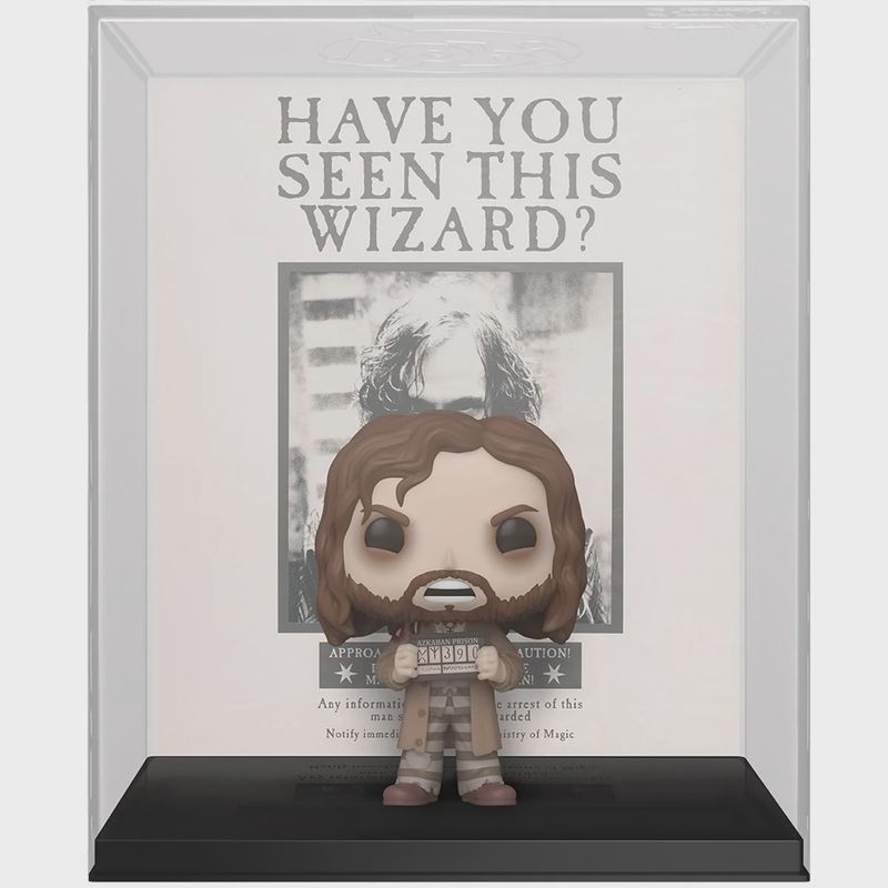 Harry Potter and the Prisoner of Azkaban Sirius Black Funko Pop! Cover Figure #08 with Case