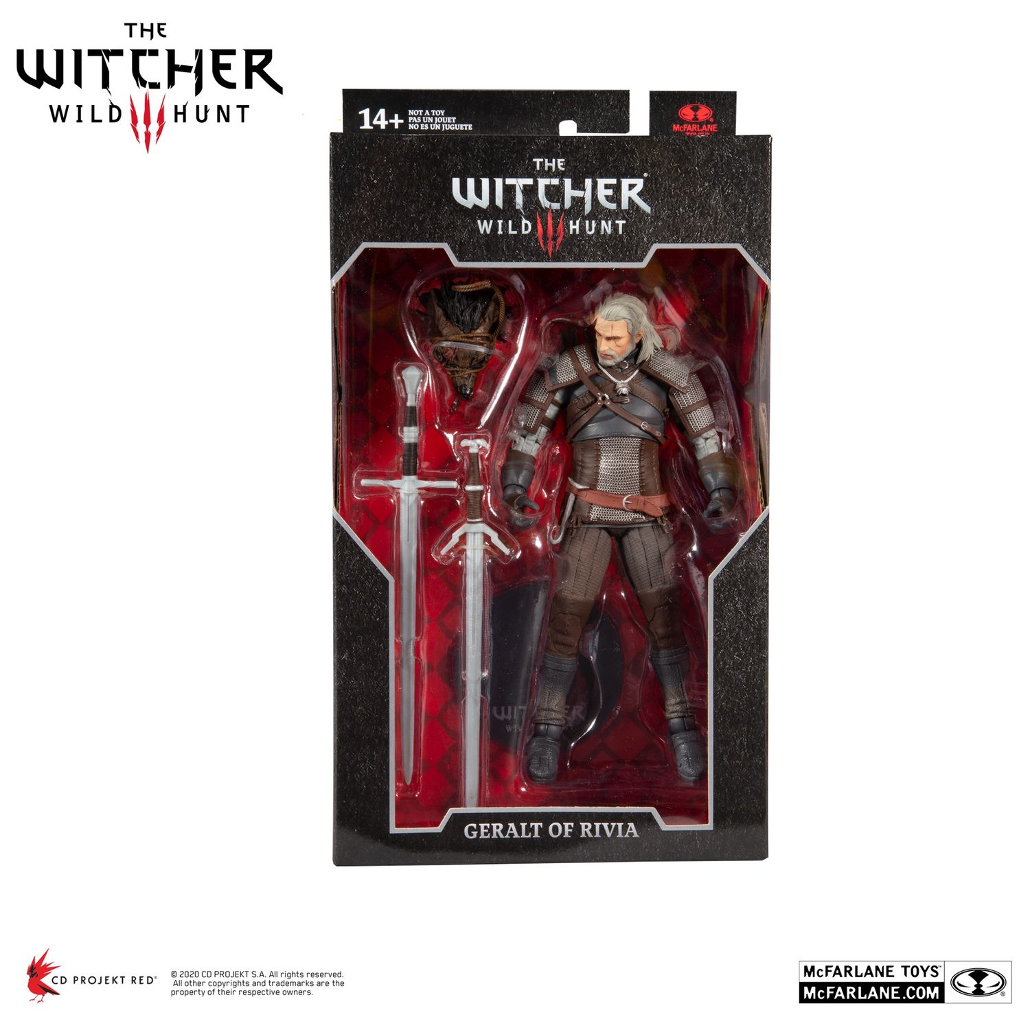 The Witcher 3 7&quot; Geralt of Rivia McFarlane Toy&#39;s NIB (Personal Collection)