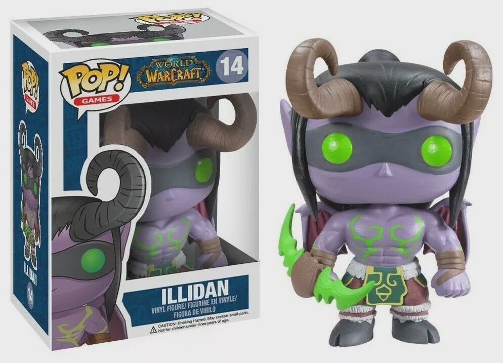 World of Warcraft Illidan #14 PoP! NIB Dmg Box (Personal Collection)