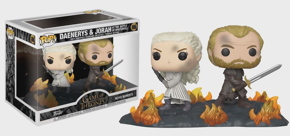 Game of Thrones Daenerys &amp; Jorah at the Battle of Winterfell #86 PoP! NIB (Personal Collection)