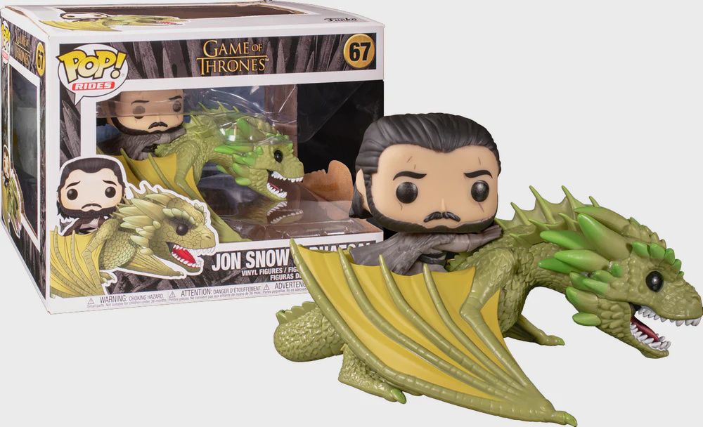 Game of Thrones Jon Snow and Rhaegal #67 PoP! NIB (Personal Collection)