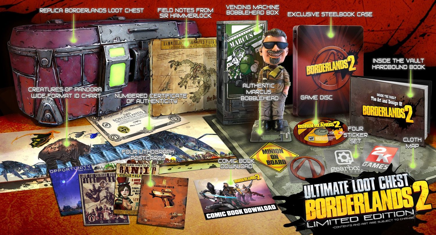 Borderlands 2 Ultimate Loot Chest Collector&#39;s Edition Dmg Box (Personal Collection)