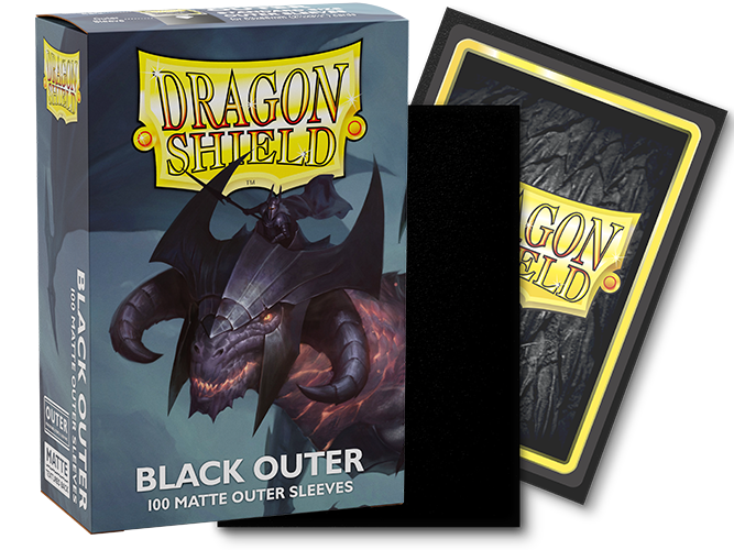 Dragon Shield Black Outer Matte 100ct
