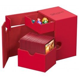 Ultimate Guard FlipnTray 133+ Monocolor - Red