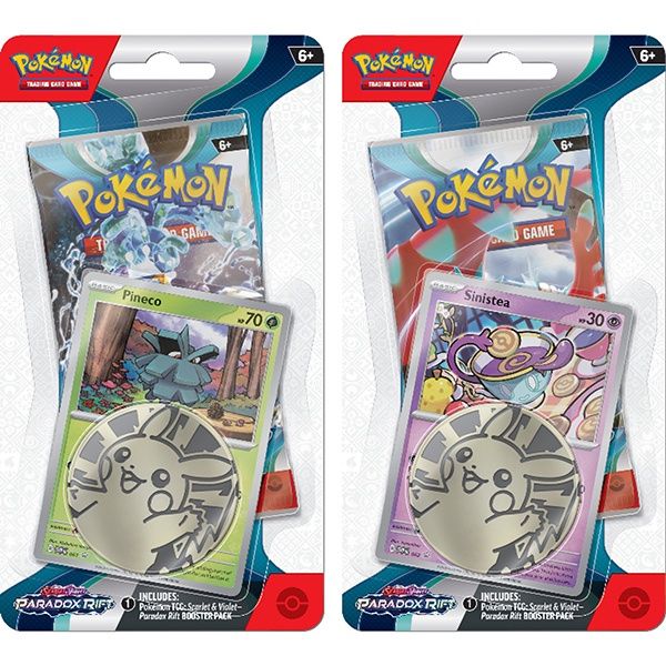 Pokemon TCG: Scarlet &amp; Violet 04 Paradox Rift- Checklane Blister Display