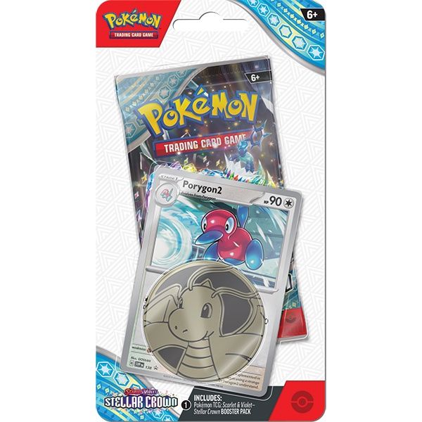Pokemon TCG: Scarlet &amp; Violet 07 Stellar Crown- Checklane Blister Display