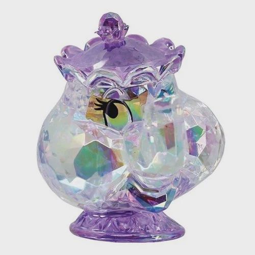 Disney Facets Beauty and the Beast Mrs. Potts Acrylic Mini-Statue