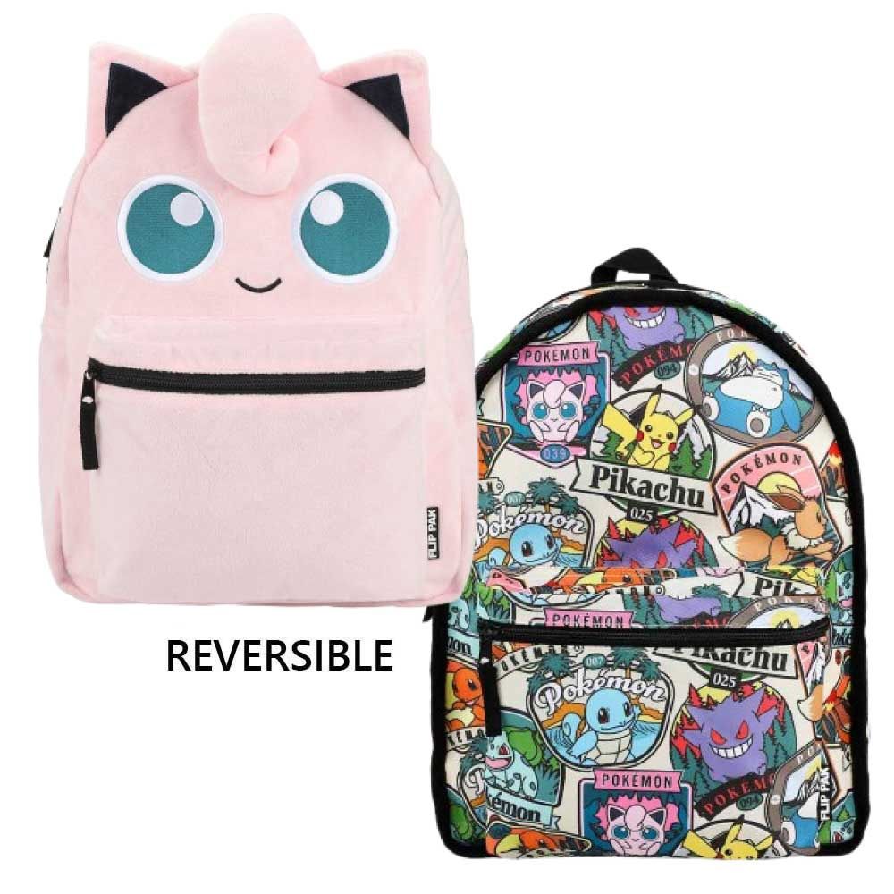Pokemon Jigglypuff 3D Reversible Lip Pak Backpack