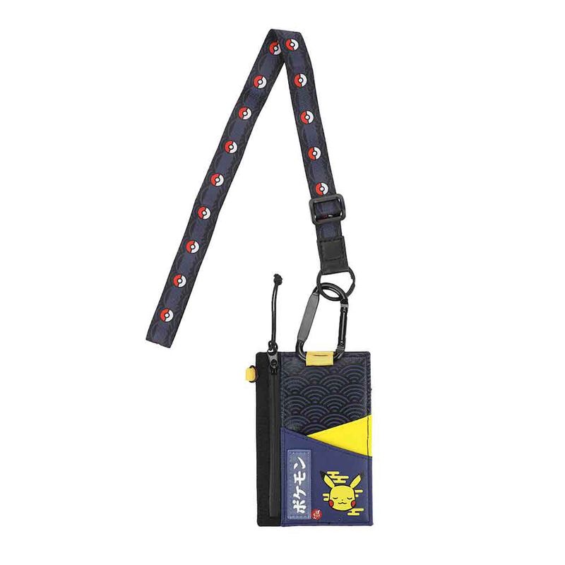Pokemon Pikachu Carabiner Lanyard Wallet