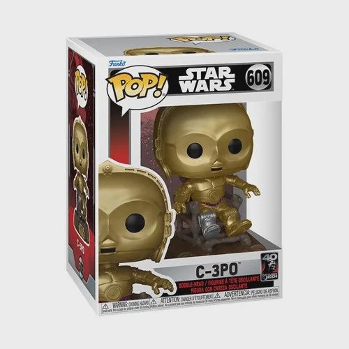 Star Wars: Return of the Jedi 40th Anniversary C-3P0 in Chair Funko Pop! Vinyl Figure #609