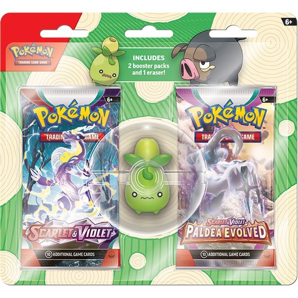 Pokemon TCG: Back to School 2023 Eraser Blister (2 types)