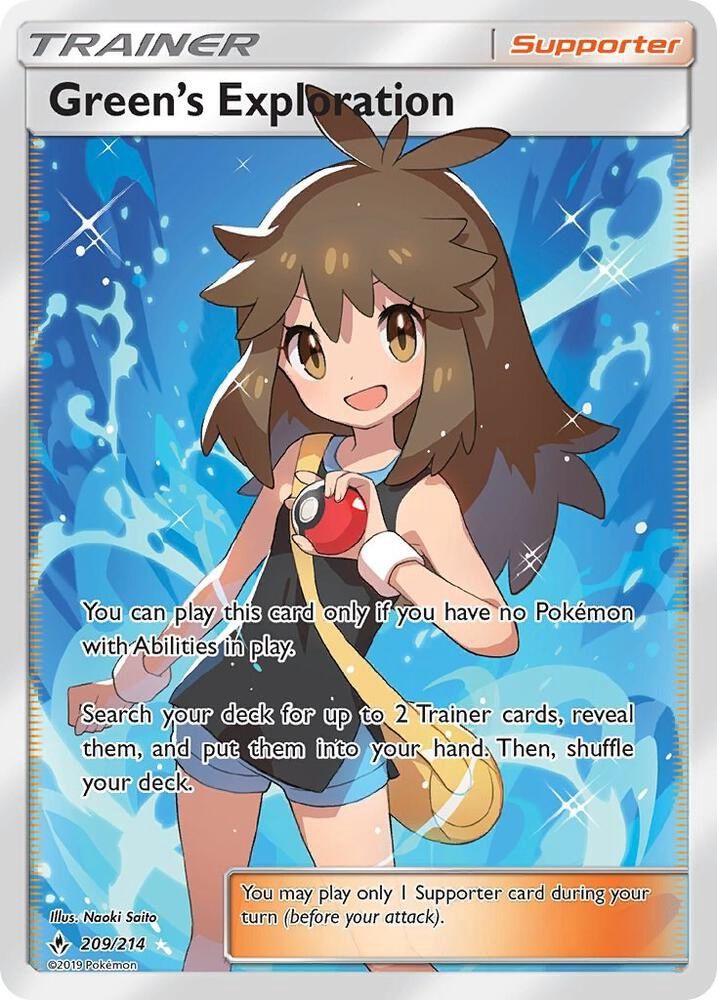 Green's Exploration (Full Art) - SM - Unbroken Bonds (SM10)