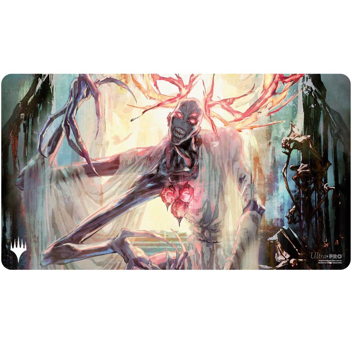 Playmat: MTG- Duskmourn- Mythic Cycle White- Overlord of the Mistmoors