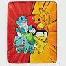Pokémon &quot;Battle Burst&quot; 50&quot; x 60&quot; Cloud Faux Fur Throw