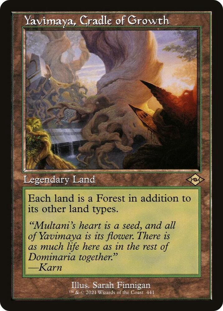Yavimaya, Cradle of Growth (Retro Frame) - Modern Horizons 2 (MH2)