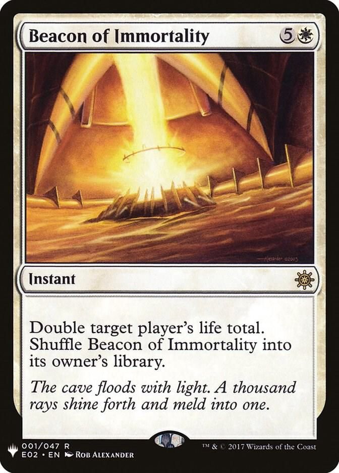 Beacon of Immortality - The List Reprints (LIST)