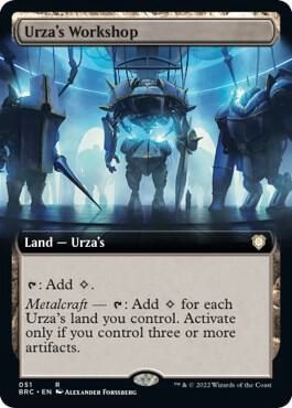 Urza&#39;s Workshop (Extended Art) - Commander: The Brothers&#39; War (BRC)