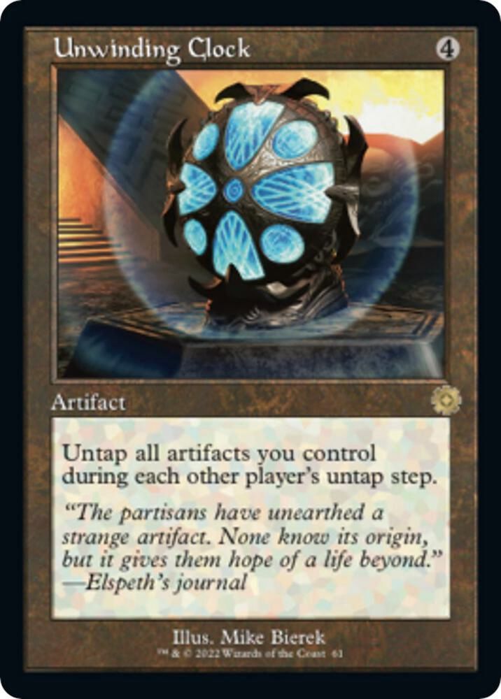 Unwinding Clock - The Brothers&#39; War: Retro Frame Artifacts (BRR)