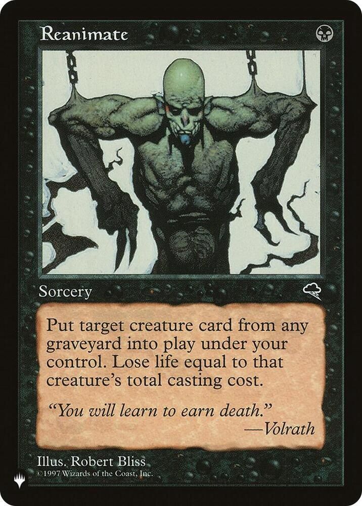 Reanimate - The List Reprints (LIST)