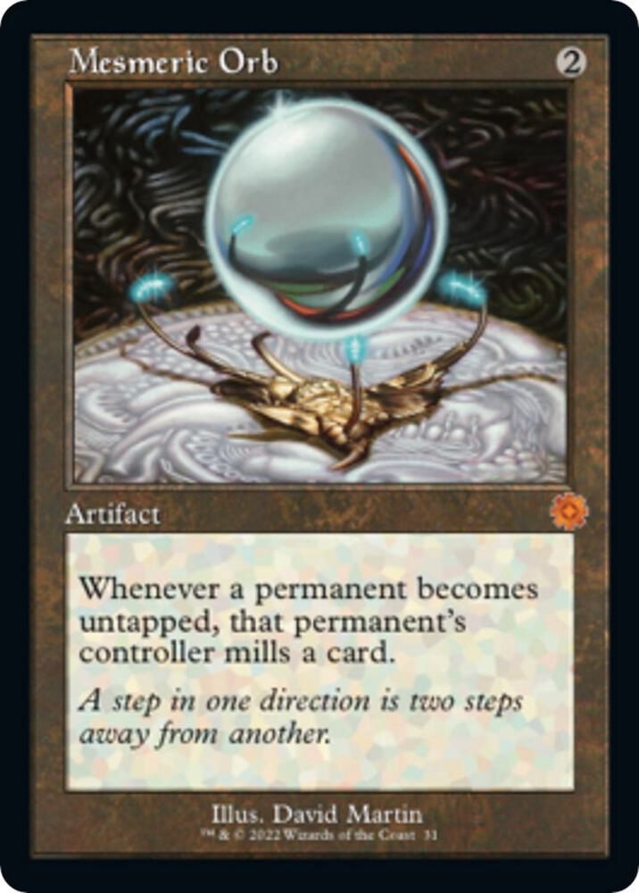 Mesmeric Orb - The Brothers&#39; War: Retro Frame Artifacts (BRR)