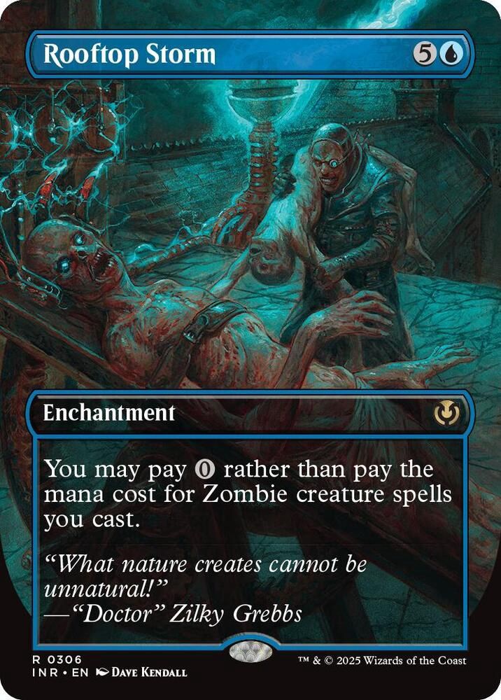 Rooftop Storm (Borderless) - Innistrad Remastered (INR)