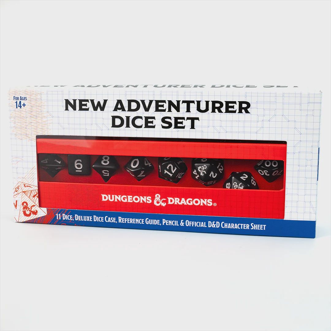 Sirius Dice: D&amp;D New Adventurer Set - Black Dice