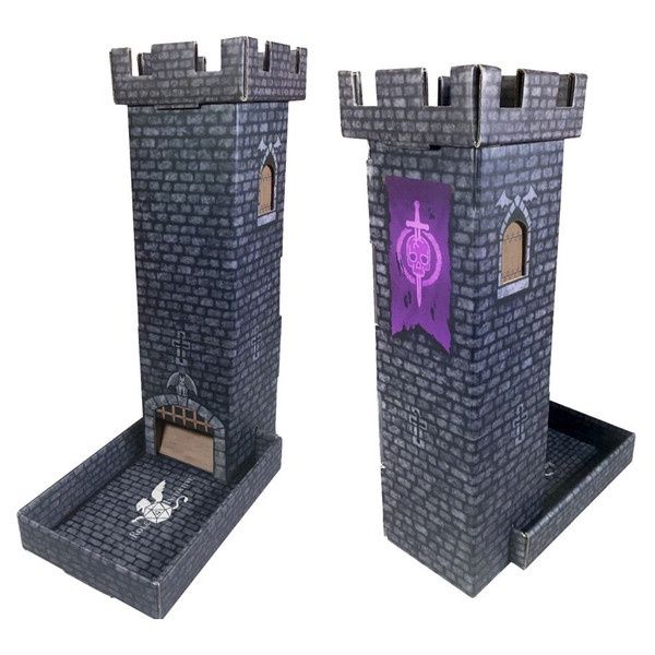 Dark Castle Dice Tower Dark Gray