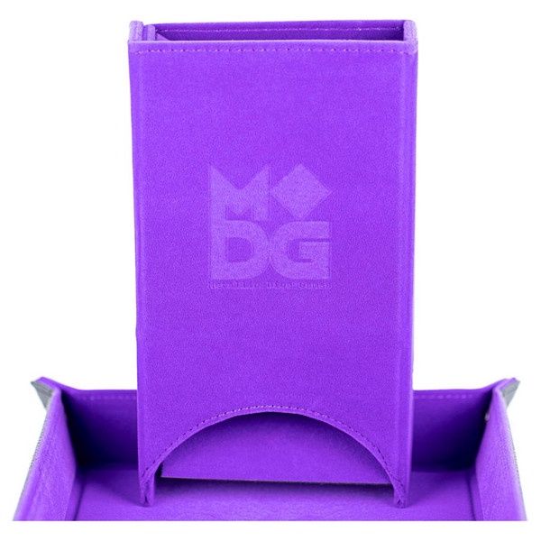 Dice Tower: Fold Up Velvet Purple