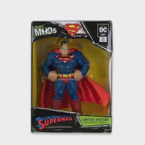 Superman - DC Direct Collector Vinyl Wave 2 Todd&#39;s Mods Limited Edition 4 1/2-Inch Scale Posed Figure