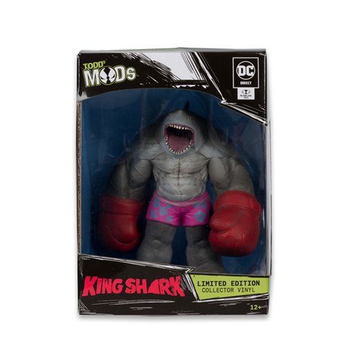 King Shark - DC Direct Collector Vinyl Wave 2 Todd&#39;s Mods Limited Edition 4 1/2-Inch Scale Posed Figure