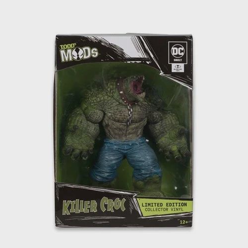 Killer Croc - DC Direct Collector Vinyl Wave 2 Todd&#39;s Mods Limited Edition 4 1/2-Inch Scale Posed Figure
