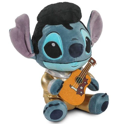 Phunny Plush - Disney - Lilo &amp; Stitch - 8&quot; Elvis Gold Suit Stitch