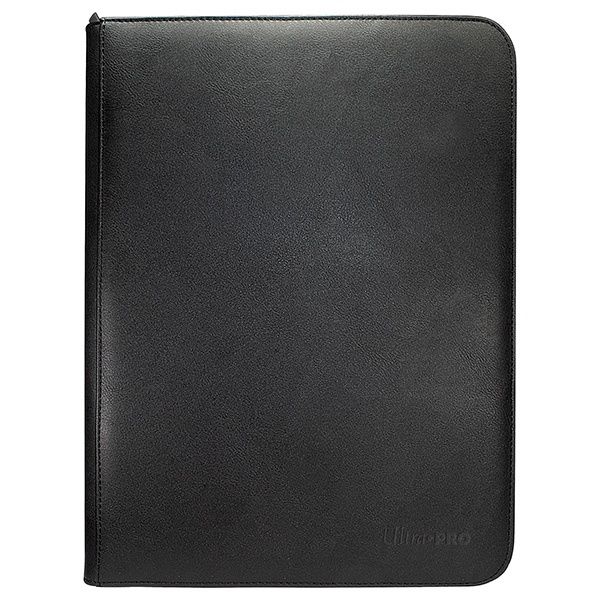 Binder: PRO 9-Pocket Zippered Vivid- Black