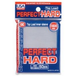 Card Sleeves: Perfect Size- &quot;Hard&quot;, USA Pack (50)