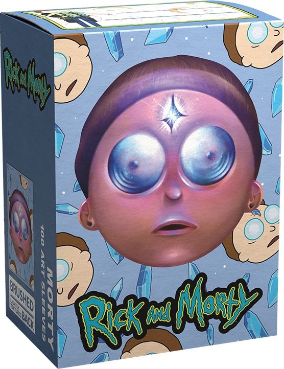 Dragon Shields: (100) Brushed Art - Rick &amp; Morty - Morty