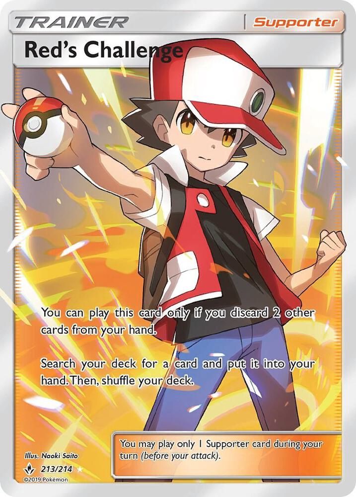 Red's Challenge (Full Art) - SM - Unbroken Bonds (SM10)