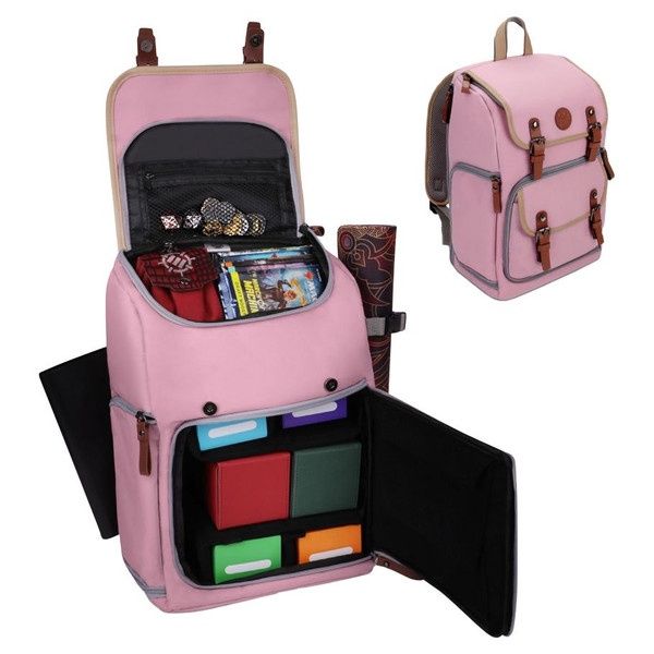 Enhance: Designer Edition Trading Card Storage Backpack Mid-Size Pink