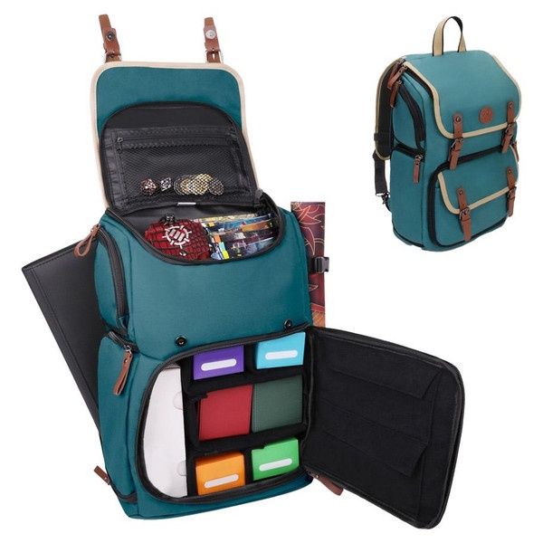 Enhance: Designer Edition Trading Card Storage Backpack Green